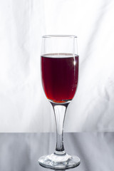 вино, бокал, красное, хрусталь, благородный, ткань, спокойствие, неторопливость, розовый