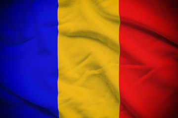 Fototapeta premium Romania Flag