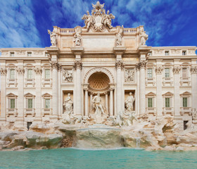 Plakat Fountain di Trevi in Rome, Italy
