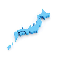 Fototapeta premium Map of Japan