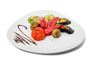 Delicious grilled vegetables.