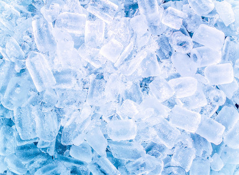background with ice cubes