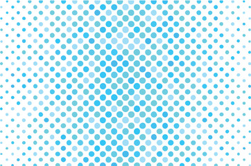 Halftone dots on a white background.  Halftone background  for your design. Vector illustration