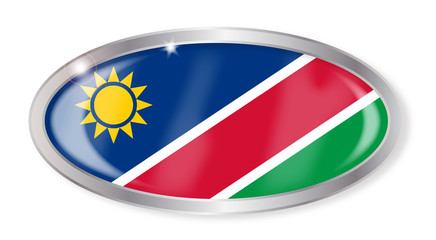 Namibia Flag Oval Button