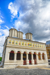 The Romanian Patriarchal Cathedral in Bucharest, Romania.HDR image