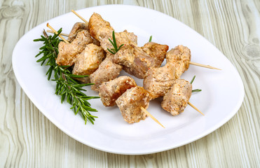 Chicken skewers