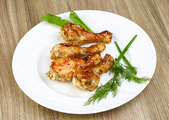 Grilled chicken legs