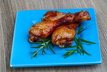 Roasted chicken legs