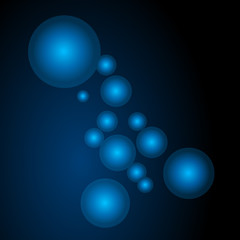 flying abstract balls 