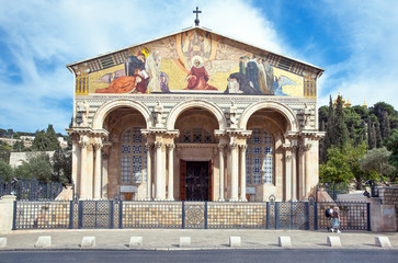 Fototapeta premium Israel, Jerusalem, the Gethsemane Basilica