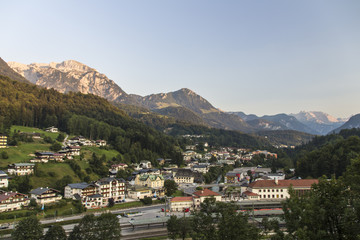 Fototapeta na wymiar Berchtesgaden in Germany, 2015