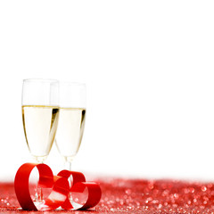 Valentines day Champagne