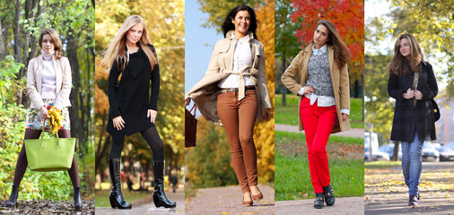 Collage autumn fashion