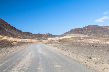 Fototapeta na wymiar Southwest Road, Fuerteventura