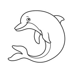 cute dolphin cartoon