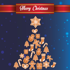 Fototapeta premium Merry Christmas design 
