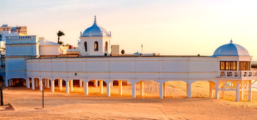Cadiz in Andalucia, Spain. Caleta beach © Mik Man