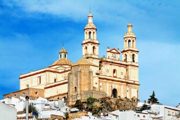 Parish of Our Lady of Incarnation in Olvera. Province of Cadiz,