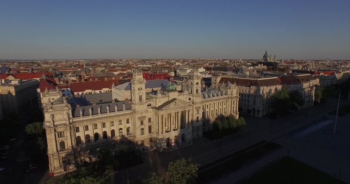 Budapest Museum of Ethnography, Hungary (AERIAL)