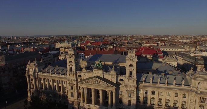 Budapest Museum of Ethnography, Hungary (AERIAL)