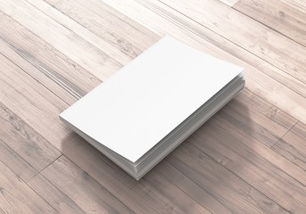 Magazin Cover Vorlage geschlossen auf Holz