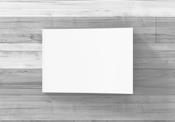 Magazin Cover Vorlage geschlossen auf Holz