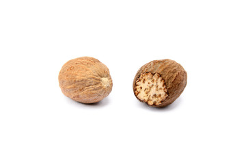 halved nutmeg