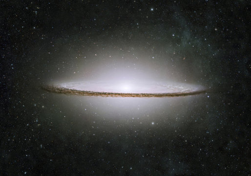 Fototapeta Incredibly beautiful galaxy somewhere in deep space