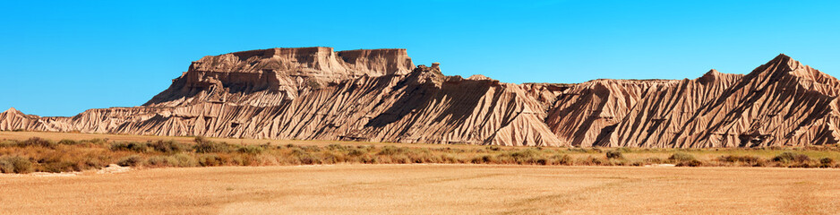 Mountain Castildetierra in Bardenas Reales Nature Park, Navarra,