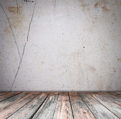 room interior with  wood floor background