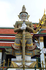 Thai white guardian giant