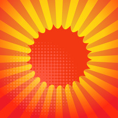 Abstract burst background, vector