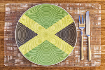 Dinner plate for Jamaica - 95396047