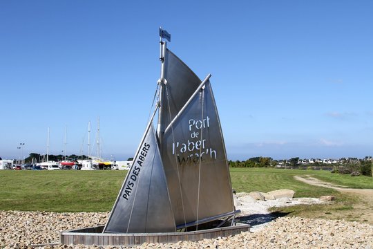 port de l'aber Wrac'h, Bretagne, finist&egrave;re