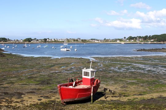 port de l'aber Wrac'h, Bretagne, finist&egrave;re
