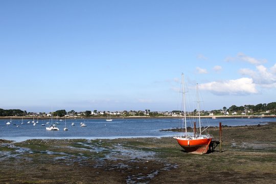 port de l'aber Wrac'h, Bretagne, finist&egrave;re