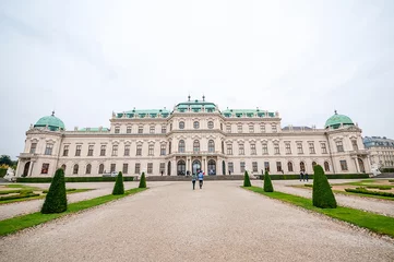 Deurstickers Upper Belvedere Palace in Vienna, Austria © unclepodger