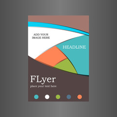 Professional business catalog template or corporate brochure design.