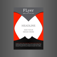 Flyer Poster. Cover Brochure. Vector design.