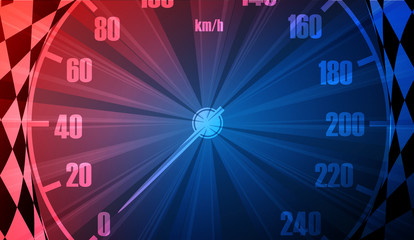 Fototapeta premium Racing square background, vector illustration abstraction in racing car track