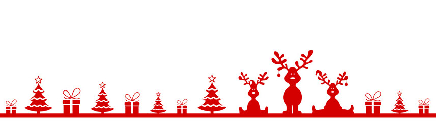 Weihnachtskarte Elch