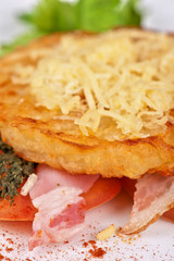 Roast pork  with vegetables