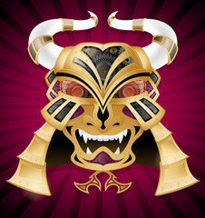 Samurai Warrior Face Mask.
