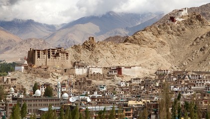 Leh Palace - Namgyal Tsemo Gompa - Leh - Ladakh