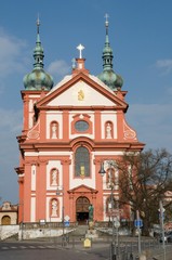 Fototapeta na wymiar Church of the Assumption in Stara Boleslav, Central Bohemia,Czech republic
