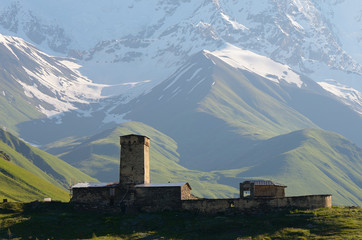 Church in the mountains of Georgia