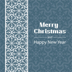 Christmas greeting card. Abstract Happy New Year background. 