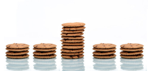 Stand out Concept using Chocolate Chip Cookies.