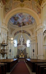 Fototapeta na wymiar Baroque church in Hejnice, northern Bohemia, Czech republic