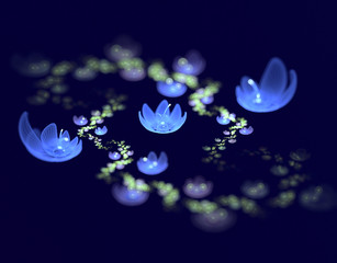 Abstract fractal image